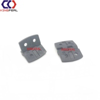Charnière en nylon noir PA de haute qualité, antioxydante et résistante à la corrosion, charnière plate à 180 degrés, charnière fixée par vis