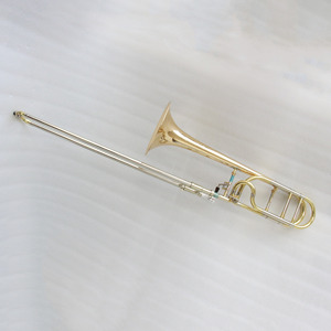 Trombone ténor professionnel haut de gamme en Sib/Fa avec embouchure en Fa, fabriqué en laiton durable - Product Image 6