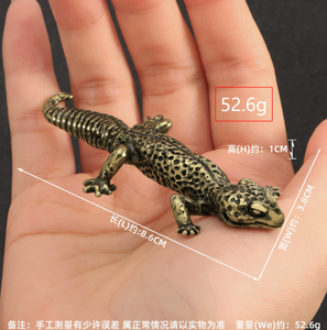 Adornos <span class=keywords><strong>de</strong></span> Latón con Forma <span class=keywords><strong>de</strong></span> Lagarto, Estatua <span class=keywords><strong>de</strong></span> Gecko con Manchas, Colección <span class=keywords><strong>de</strong></span> Artesanías - Product Image 6