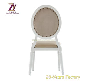 Chaise de salle à manger à dossier rond moderne de luxe de Style nordique - Product Image 4