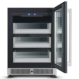 Réfrigérateur électrique Nuelead NE-352 en acier inoxydable à une porte vitrée, refroidissement par air, contrôle numérique de la température, 110L, pour la maison, l'hôtel, le bar - Product Image 6