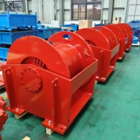 Treuil hydraulique marin à tambour unique, équipement de levage de bateaux robuste, certifié CE avec frein hydraulique