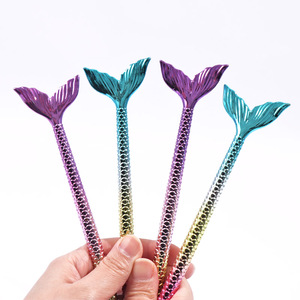 Competitive Pricing Shiny Mermaid <strong>Pens</strong> 0.7mm Ballpoint Fancy <strong>Pen</strong> Gel Ink for Children Teenagers and <strong>Adults</strong> with Protective Cap - Product Image 3