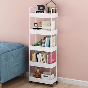 Metalen Opbergrek Kleine Ijzeren Kar Voor Slaapkamer Badkamer Keuken Of Kinderkamer Beweegbare Baby Benodigdheden Organizer - Product Image 6