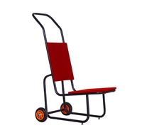 Chaise de transport pour décoration de mariage, chariot à roulettes portable pour déplacer les scènes d'événements, les plateformes et les équipements de cérémonie