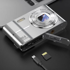 Cámara para niños y estudiantes con pantalla de 2.4 pulgadas, filtro de juegos, video, compacta, portátil, de plástico ABS, mini cámara para fotos en casa, CCD. - Product Image 5