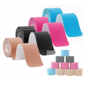 Cinta de Kinesiología Pre-cortada de Color Rosa OEM, Juego de 10 Piezas para <span class=keywords><strong>Espalda</strong></span> y Hombros - Product Image 1