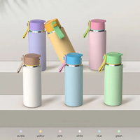 Mini portátil 6oz 9oz 12oz 16oz aislado al vacío de acero inoxidable pequeño bebé niños batido taza bebida botella de agua de doble pared
