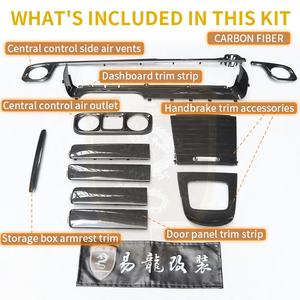 Accessori per Trim freno a mano con controllo centrale in fibra di carbonio a secco per interni auto <span class=keywords><strong>Mercedes</strong></span> Benz <span class=keywords><strong>G</strong></span> classe W465 - Product Image 5