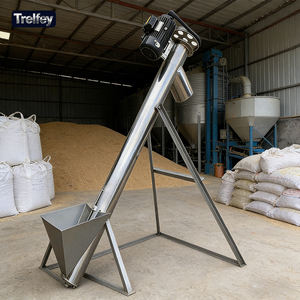 Élévateur à vis industriel 220V 50Hz 1.5KW pour le levage de matériaux de ciment, de sable et de mortier sec sur les chantiers de construction - Product Image 1