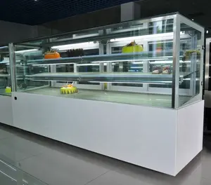 Fabrik Direkt verkauf Gebäck Vitrine Kühlschrank Bäckerei Theke Kühlschrank Kuchen Display Kühler