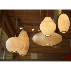 Chinese Style Pendant <b>Light</b> Round E27 Led Chandelier For Living Room <b>Dining</b> Hotel Hallway Zen Inspired Single Head 10-15 Sqm - Product Image 4