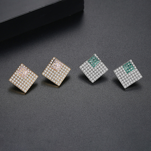 LUOTEEMI Designer-Ohrringe Schmuck für <span class=keywords><strong>Damen</strong></span> Modische Geometrische Trendige Charmante Luxuriöse Groß<span class=keywords><strong>e</strong></span> Statement-Ohrringe - Product Image 4