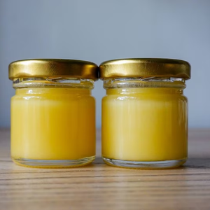 Frasco de miel de vidrio vacío pequeño de grado alimenticio, botella de tarro de vidrio de diferentes tamaños, forma redonda, Mini tarro de miel de abeja con tapa de Metal giratoria - Product Image 2