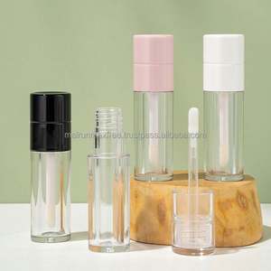 Tube de brillant à lèvres Maxfree 6ML avec logo personnalisé, applicateur à grande brosse en plastique, flacon de gloss à lèvres, nouveau design, OEM/ODM disponible pour les cosmétiques - Product Image 2