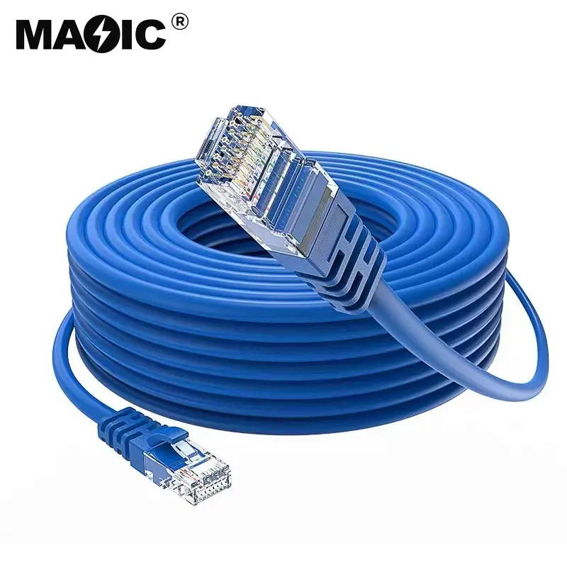 Fabbrica OEM di alta qualità a buon mercato prezzo cat5 cat5e cat6e cat6A cavo Ethernet LAN UPT Cat6e RJ45 cavo di rete Patchcord