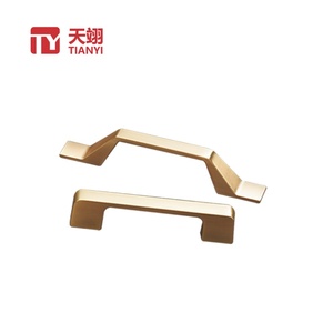 Customized High-End 96-128mm Zinc Alloy Furniture <b>Cabinet</b> Door <b>Handles</b> for Dresser Drawer <b>Kitchen</b> Hotel Applications - Product Image 1