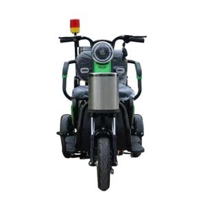 Véhicule d'assainissement écologique à 3 roues, tricycle de collecte des ordures à carrosserie ouverte avec une capacité de 50L et un passager, tricycle écologique - Product Image 5