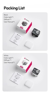 Ulanzi DG01 Mini Cube Light 5600K Lumière Vidéo pour Appareils Photo Reflex Canon Sony Nikon avec Support Magnétique Griffe Froide pour <span class=keywords><strong>Vlog</strong></span> et Diffusion en Direct - Product Image 4