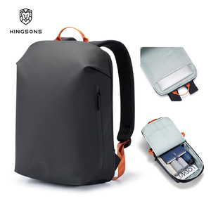 Kingsons Casual <b>Backpack</b> Water Resistant Lightweight <b>Large</b> Capacity Laptop <b>Backpack</b> Unisex Solid Color for Leisure Travel - Product Image 2