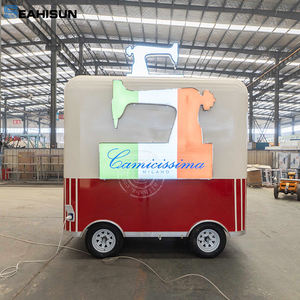 Remolque de Comida Rápida Personalizado, Camión de Comida Móvil, Carrito de Hot Dogs, Remolque de Comida Vintage Totalmente Equipado - Product Image 3