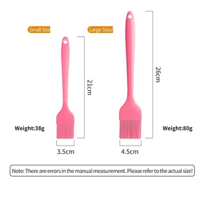 Nhà Máy Bán Buôn Cấp Thực Phẩm Silicone Tích Hợp Bàn Chải Dầu Chịu Nhiệt Hộ Gia Đình Silicone Xương Bàn Chải - Product Image 3