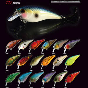 TIDE meilleure vente plongée profonde dur manivelle méné Wobbler leurre de pêche 6g/10.5g/16g ABS matériel pour bar de mer <span class=keywords><strong>brochet</strong></span> sandre - Product Image 6