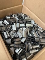 Clip de cerclage en acier en gros baguage joint ouvert clips de sangle de boucle d'emballage pour une utilisation manuelle de 1/2 "de largeur