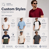 T-shirt décontracté pour homme avec logo personnalisé sur le devant, 100% coton, tissu tricoté doux, teinture unie, col rond, manches courtes, coupe régulière, respirant