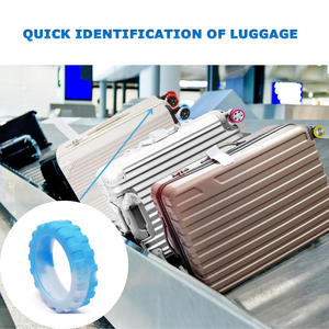 Silikon JANT KAPAĞI Fit en çıkrık bavul ve köpek kedi kafesi dayanıklı anti-gürültü Pet silikon bagaj tekerlek koruma kapağı - Product Image 4