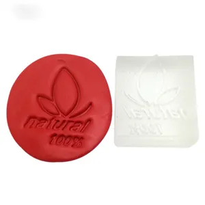  Su misura Professionale di Cristallo Migliore Argilla Sapone Naturale Timbro A Mano Trasparente Piccolo Incisore Logo Calda Sapone Acrilico Stamp