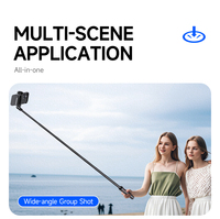Tout-en-un Nouveau TT01 Auto Jump Open Tripod Magnetic Remote Drop 1.77m Super Long Stand Selfie Stick