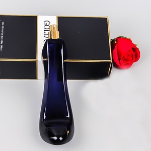 Botella de <span class=keywords><strong>Perfume</strong></span> de Vidrio <span class=keywords><strong>Negro</strong></span> Personalizada, Nuevo Diseño de Tacón Alto, 80 ml, Atomizador, Botella de Muestra de <span class=keywords><strong>Perfume</strong></span> para Mujer - Product Image 2