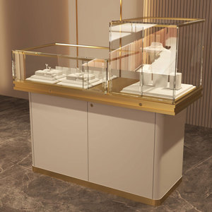 Vitrina de Exhibición de Joyería de Alta Calidad, Mueble de Exhibición para Tienda de Joyería, Diseño Interior de Lujo para Joyería - Product Image 1