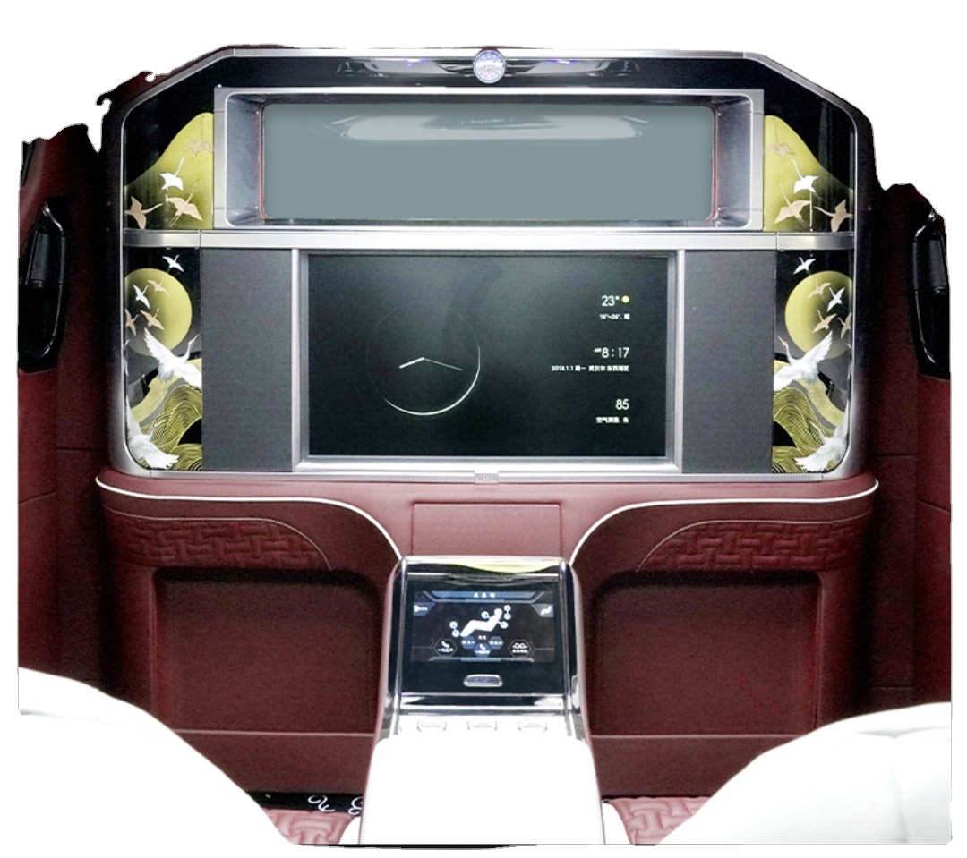 Kit interno personalizzato 1 set OEM disponibile sistema TV di lusso 32 pollici per Toyota Wilfa, Wilfa Mercedes classe V