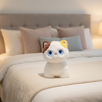Robot Educativo Electrónico Inteligente, Gato Mascota con Clonación de Voz, Control Parental, Control por Aplicación, Wi-Fi, Regalo para Niñas, Certificado CE