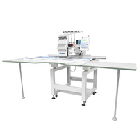Machine à broder informatisée DISEN grand format à tête unique pour casquettes, t-shirts, surfaces planes, broderie 3D, paillettes, cordon, perles, chenille, broderie lourde
