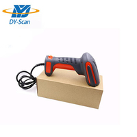 Scanner de codes à barres CMOS 2D de qualité industrielle IP65 Interface RS232 Lecteur de code QR manuel filaire pour entrepôt de messagerie