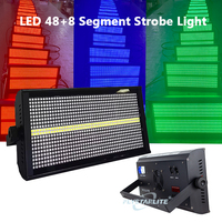 Luces de Escenario al por Mayor, Luz Estroboscópica LED RGBW de 48+8 Segmentos, Control de Sonido DMX512, Amplio Rango de Color para Bares, Discotecas y Eventos