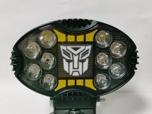 1x LED 6 inch hình bầu dục Hổ phách/trắng làm việc ánh sáng 4x4 DRL Đèn Sương Mù màu kép RGB Logo Điều kiện Mới H7 cú sọ đèn flash nhấp nháy cảnh báo - Product Image 4