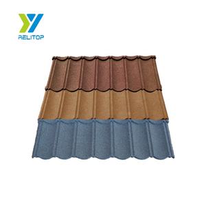 Lamiere per <span class=keywords><strong>Tetti</strong></span> in Alluminio Zincato, Materiali di Copertura, Tegole in Acciaio Rivestite in Pietra per Ghana, Tipi Classici - Product Image 2