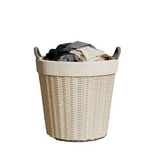 Collapsible Laundry <b>Basket</b> Round <b>Large</b> Capacity Foldable Clothes Organizer <b>for</b> Bathroom Bedroom <b>Storage</b> - Product Image 5