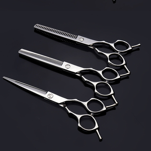 Premium Professional Dog Grooming Scissors Curved Chunker Natural Fluffy Teeth <b>Thinning</b> Japan 440C Stainless Steel Pet Scissors - Product Image 5
