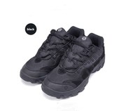 Bottes tactiques légères vertes ESDY pour hommes, chaussures d'entraînement d'été imperméables, tige en daim, soutien de la voûte plantaire en TPU, respirantes, pour l'extérieur