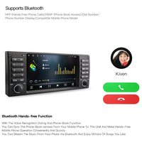 Autoradio Multimédia Lecteur Vidéo pour BMW E53 E39 Série 5 1995-2005 Stéréo GPS Wifi DSP Android Navigation Carplay