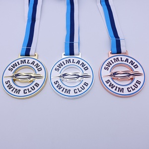 Médailles personnalisées sur mesure en alliage de zinc, or, argent, bronze 3D pour la course à pied, le football, le taekwondo, le marathon, les récompenses sportives - Product Image 2