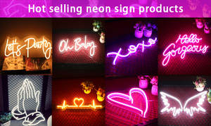 Letrero de Neón Flexible para Decoración de Bodas, con la Frase 'Happily Ever After' y 'Oh Baby', Ideal para Regalos de Boda - Product Image 4