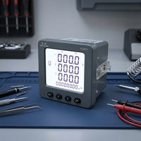 Compteur de puissance numérique EASTSONG ES96ZY/K4 96*96mm, mesure des harmoniques 2~31, 4DI 4DO, énergie quatre quadrants, compteur de panneau RS485 IP65