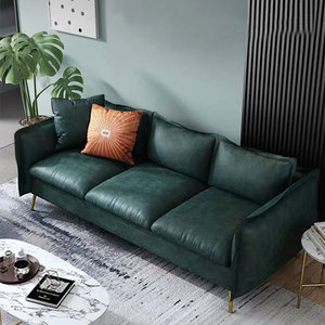 Nordic Light Luxury Washable Tech Fabric <b>Sofa</b> Three Seater Latex Cushion <b>Sofa</b> For Bedroom Apartment Small Living Room - Product Image 2