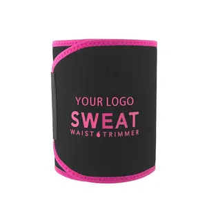 Custom Logo Neoprene Women Men Fitness Training Sauna Sweat Band Trainer Slimming Waist Trimmer Belts